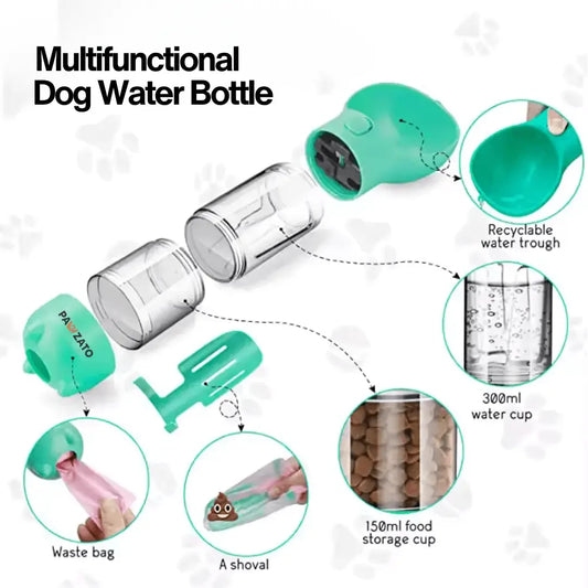 5 - in - 1 Travel Bottle - Pawzato Bottle