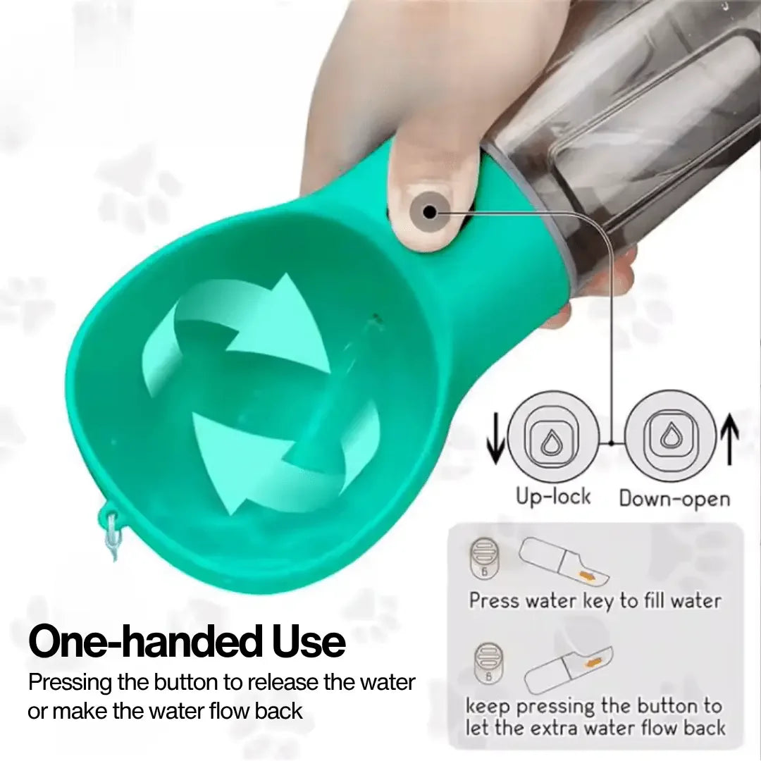 5 - in - 1 Travel Bottle - Pawzato Bottle