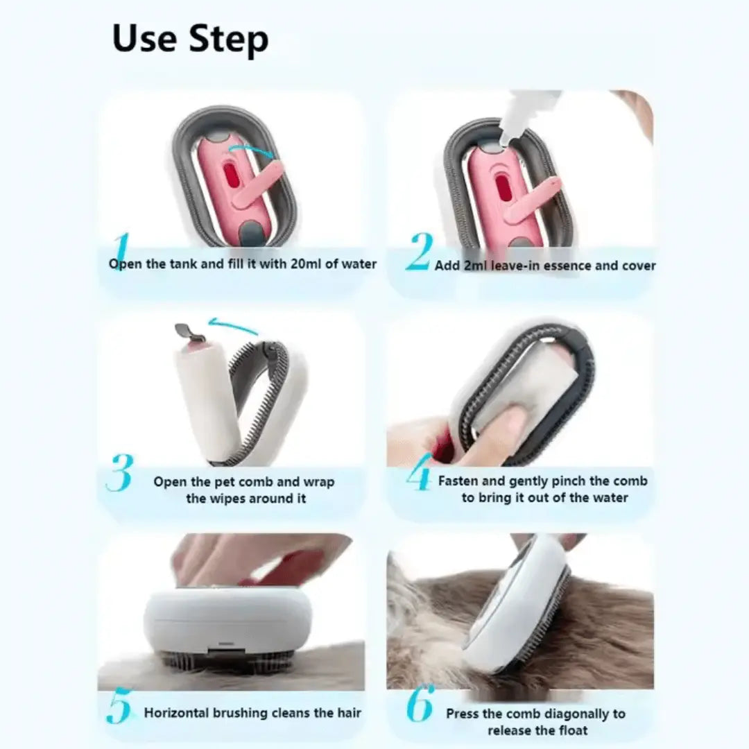 Multi - Use Grooming Brush - Pawzato Comb
