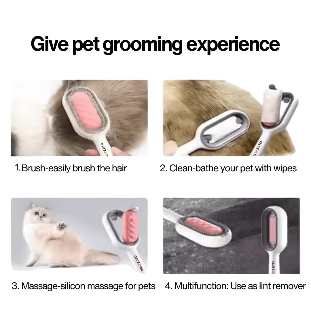 Multi - Use Grooming Brush - Pawzato Comb
