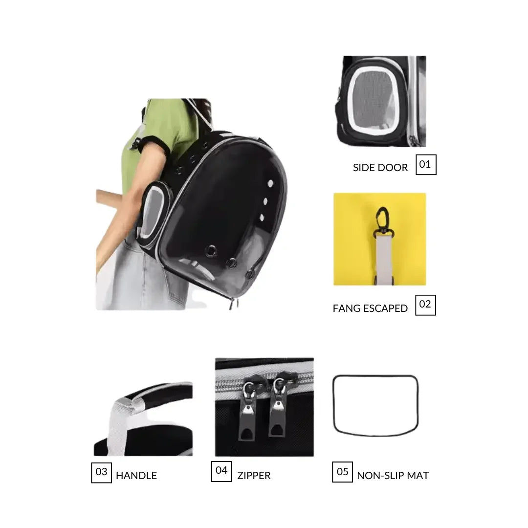 Portable Pet Backpack - Pawzato Backpack