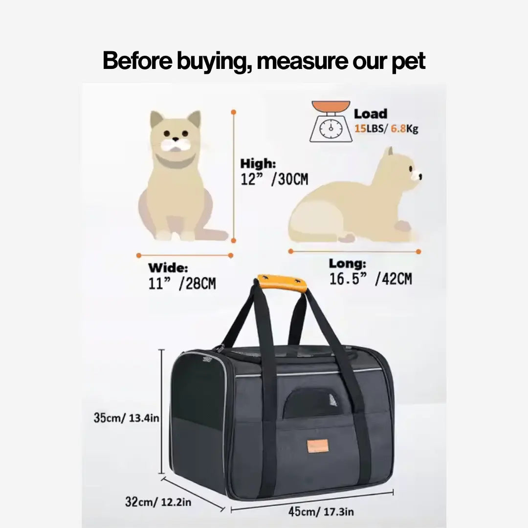 Premium Pet Carrier - Pawzato Bag