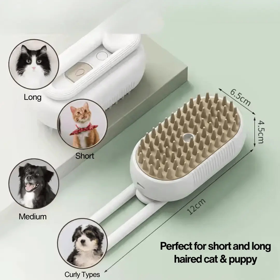 Steam Grooming Brush - Pawzato Brush