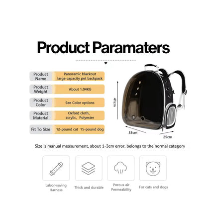 Portable Pet Backpack - Pawzato Backpack